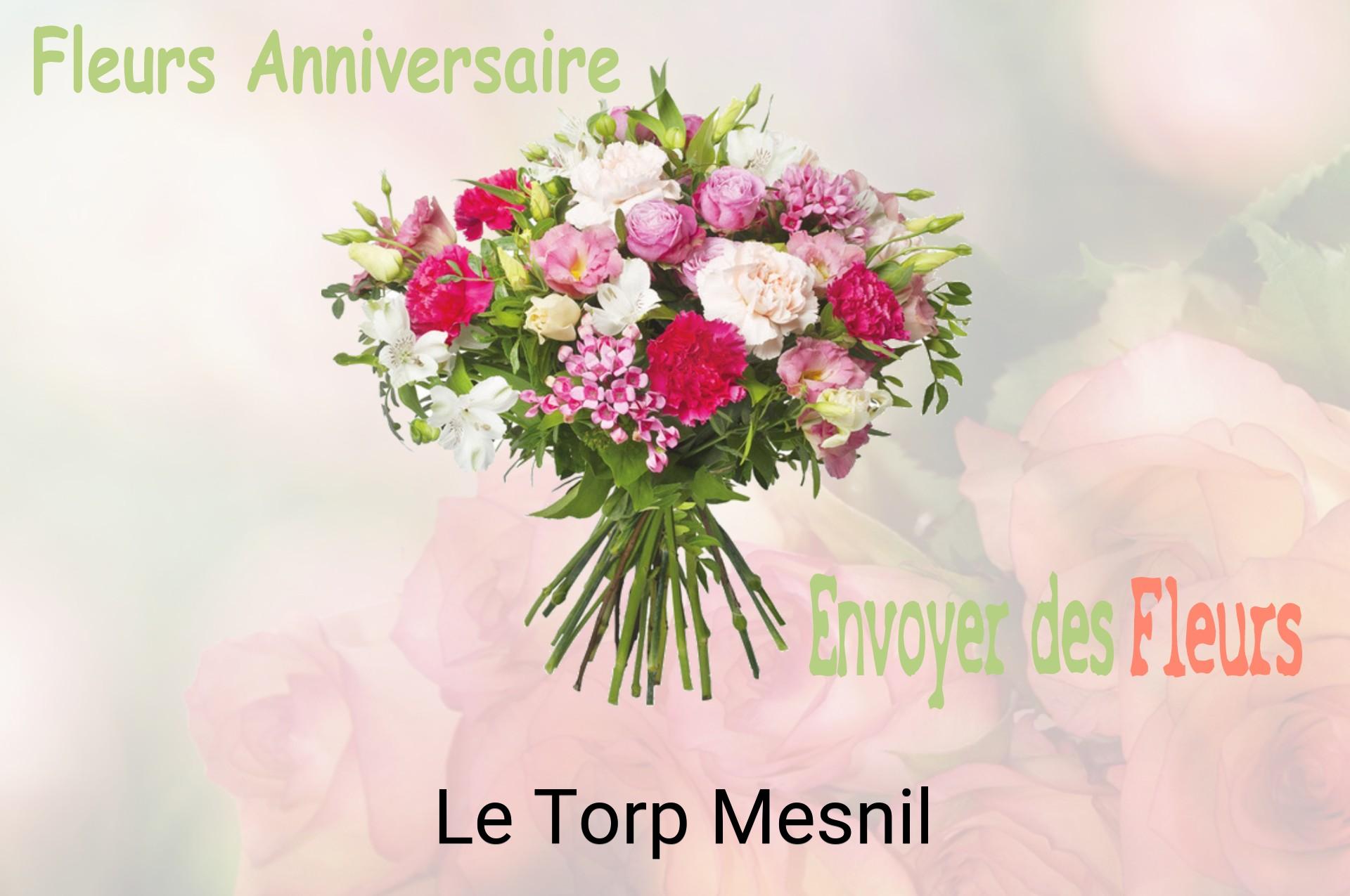 Bouquet de fleurs d’anniversaire livré à Le Torp-Mesnil